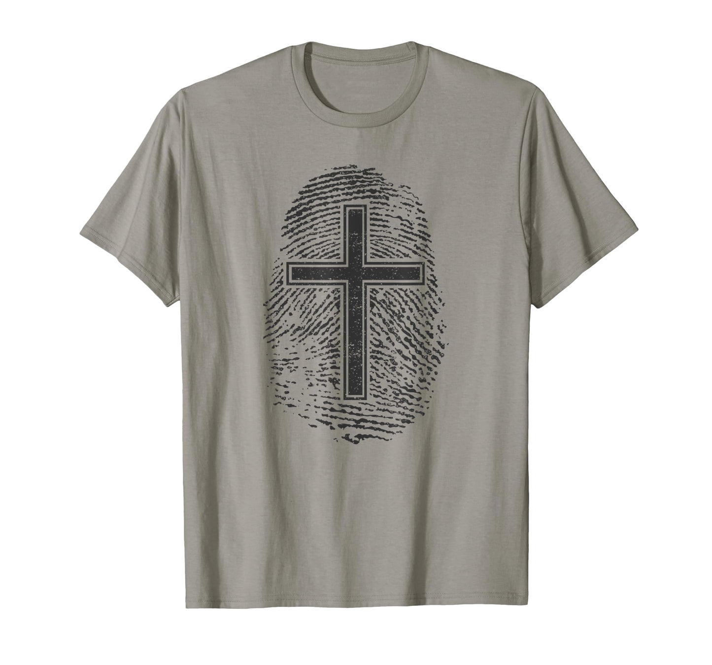 FingerPrint Christian Thumbmark Cross Christian Identity T-Shirt