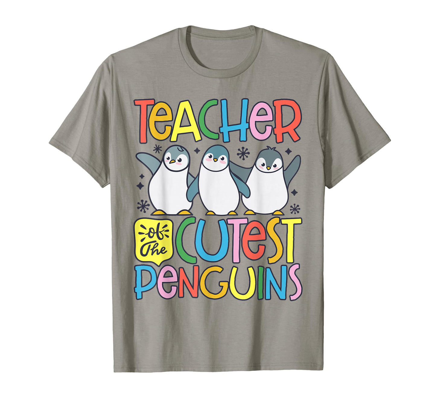 Teacher Of The Cutest Penguins Funny Penguin Back To School T-Shirt