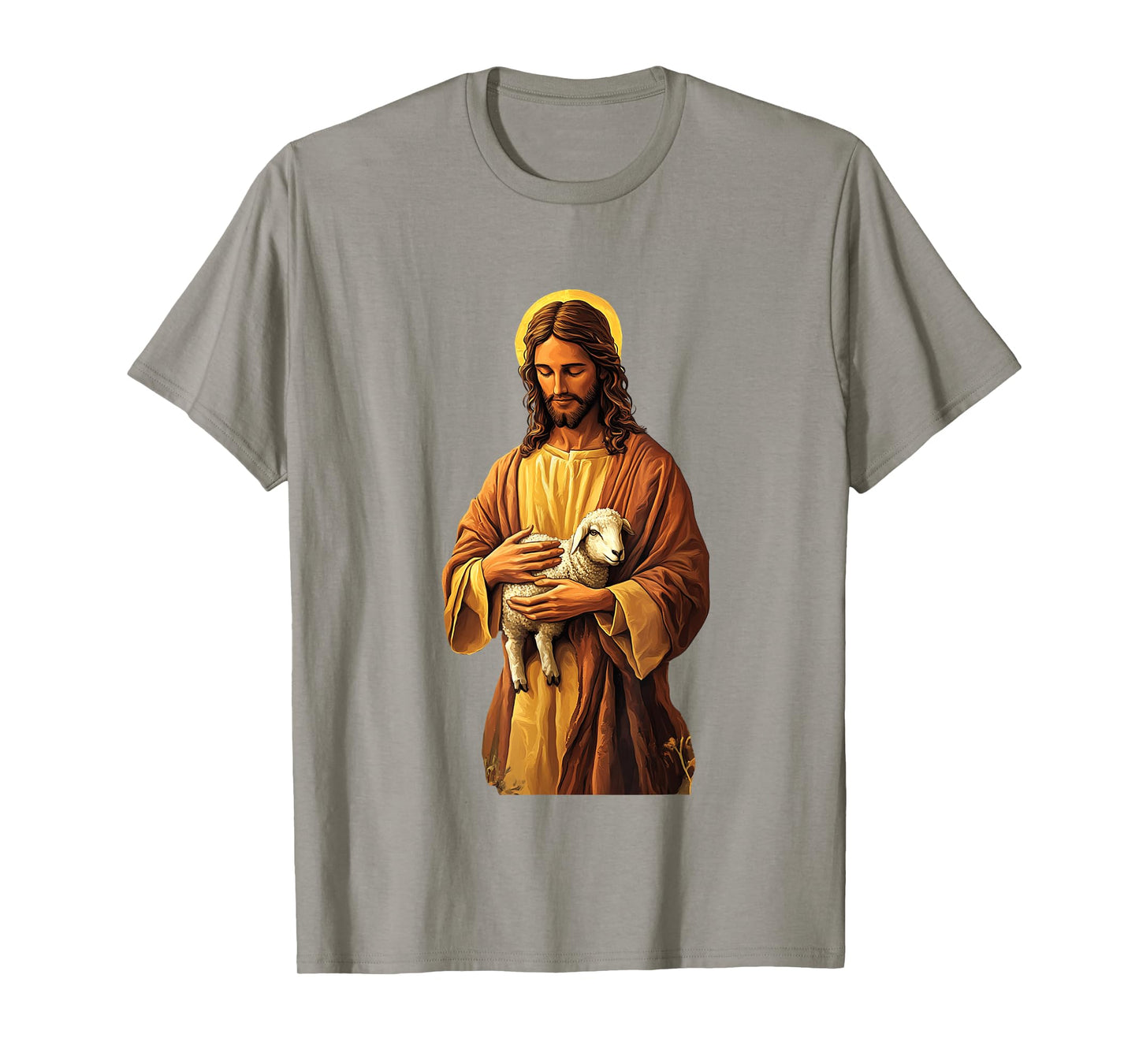 Jesus Holding Lamb Good Shepherd T-Shirt