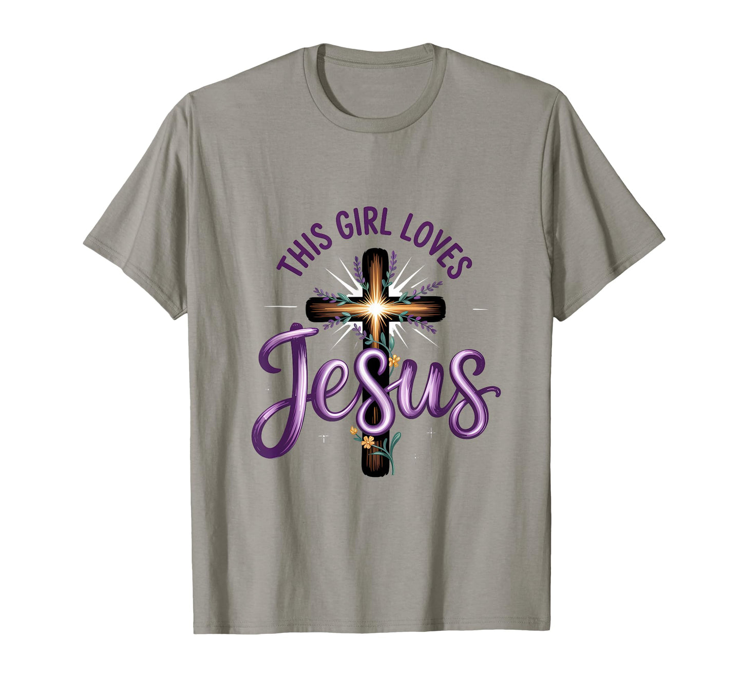 This Girl Loves Jesus Christian Girl Jesus T-Shirt
