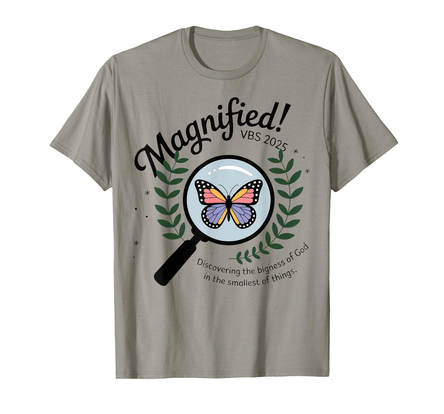 Magnified VBS 2025 Butterfly Discovering The Bigness Of God T-Shirt