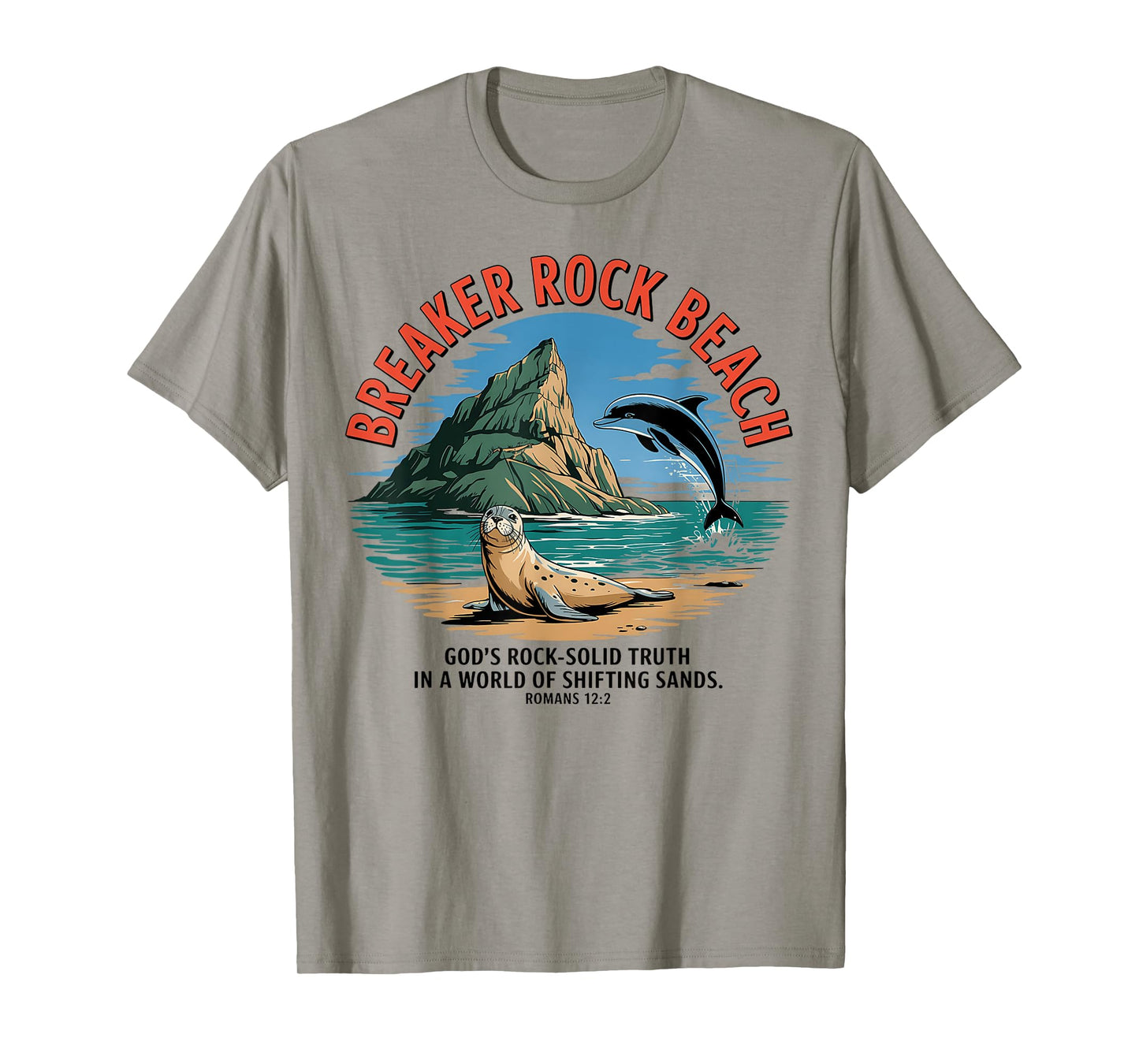 Breaker Rock Beach Christian God's Rock-Solid Truth VBS 2025 T-Shirt