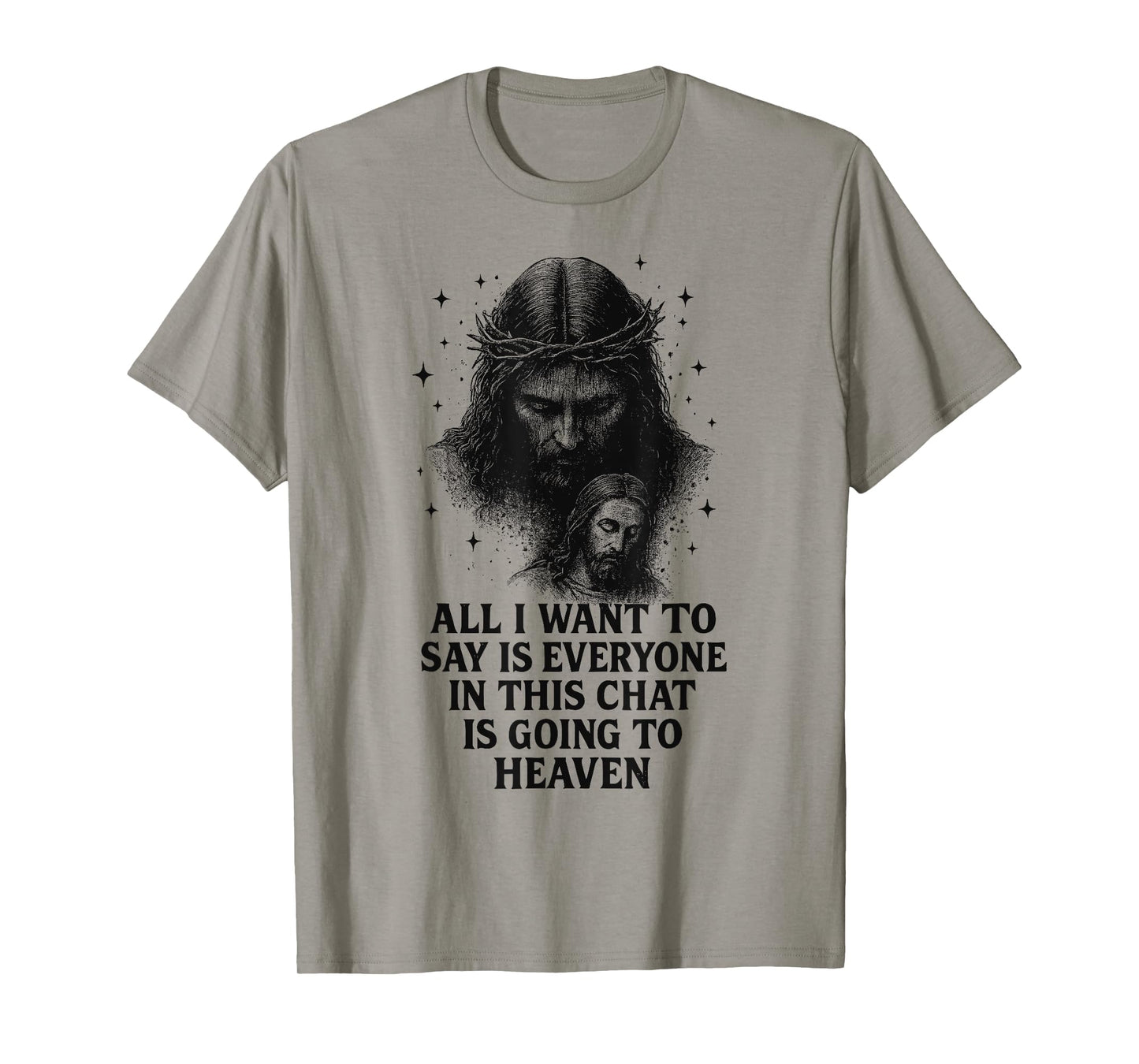 Jesus Crown of Thorns Religious Christian T-Shirt