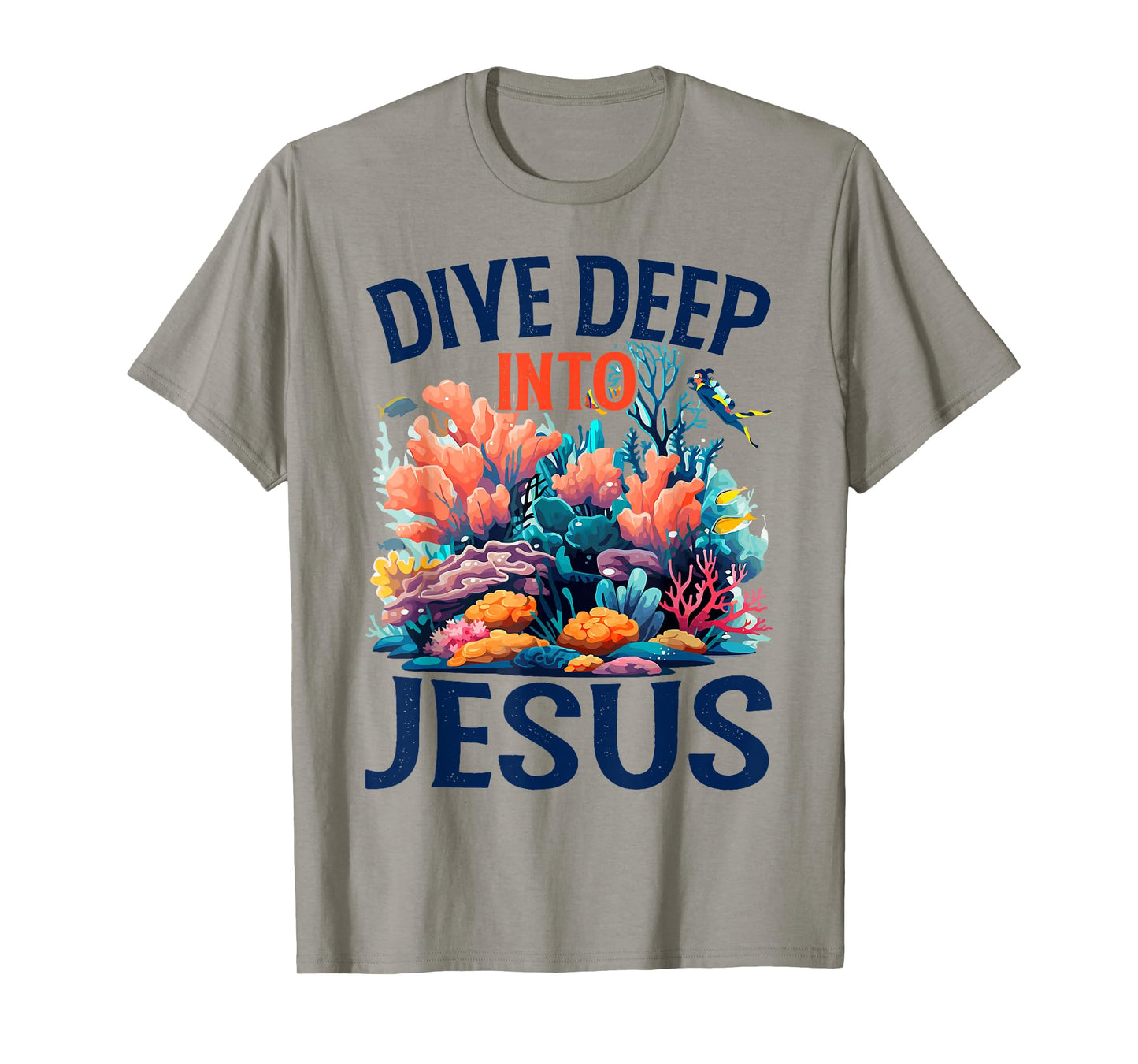 Dive Deep Into Jesus VBS Scuba Diving Underwater Bible 2025 T-Shirt