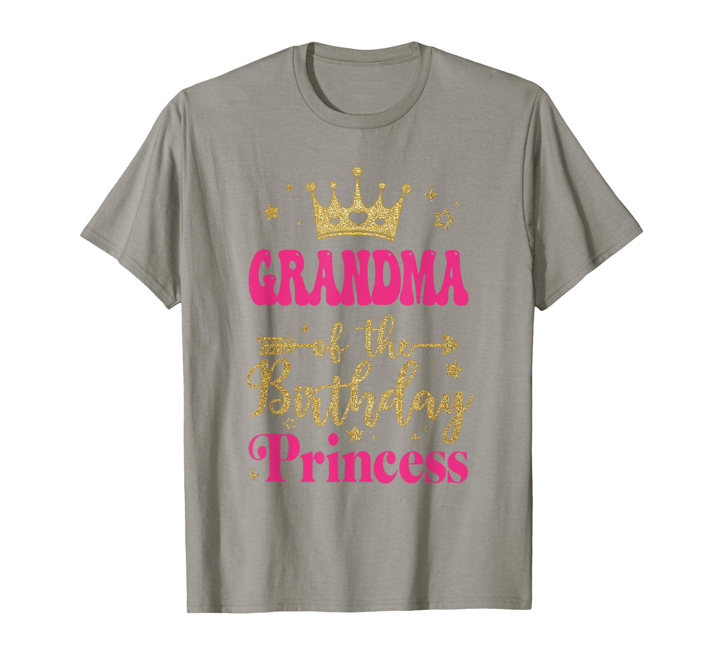 Grandma Of The Birthday For Girl 1St Birthday Princess Girl T-Shirt