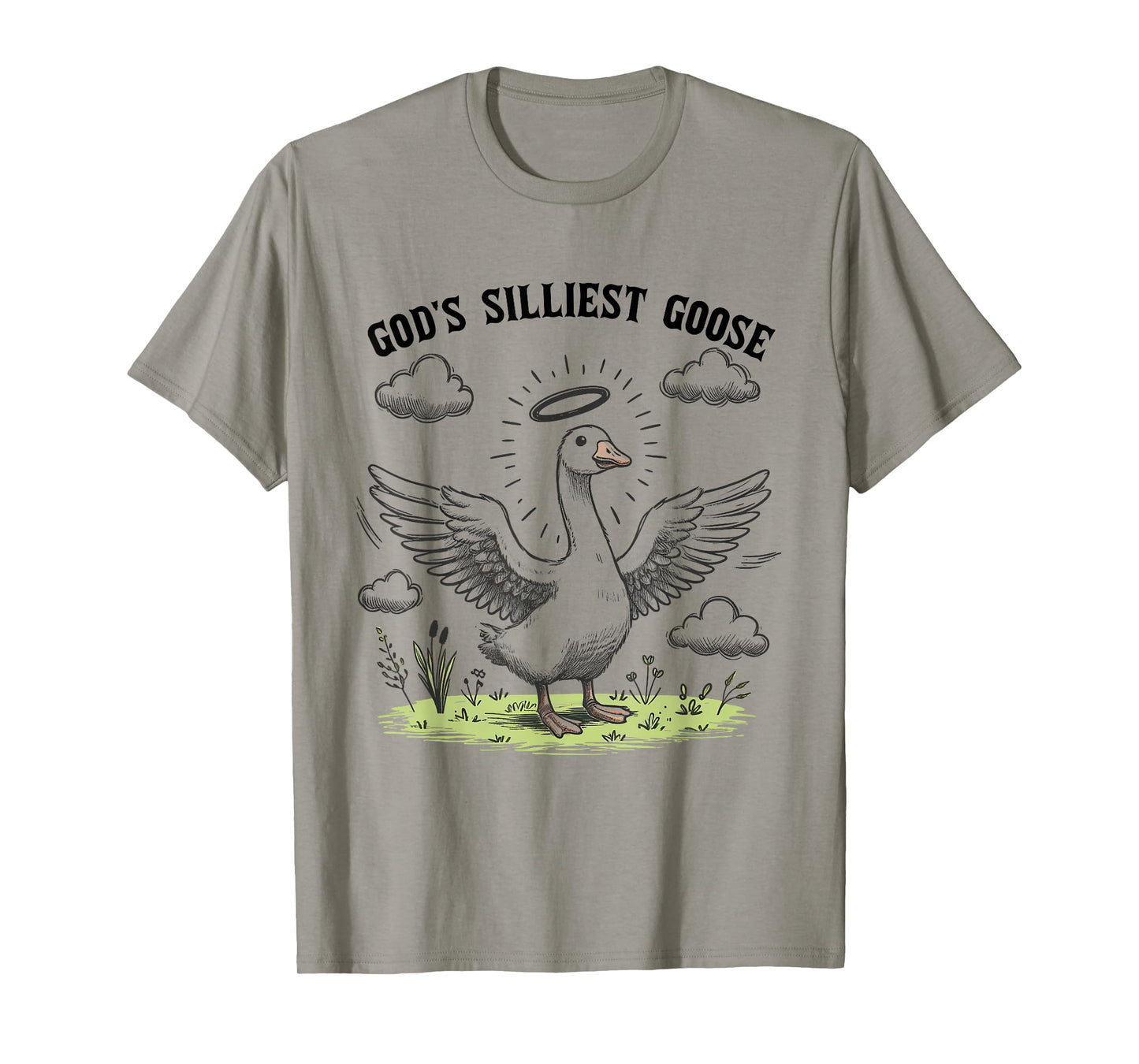 God's Silliest Goose Funny Duck Christian Men Women Kids T-Shirt
