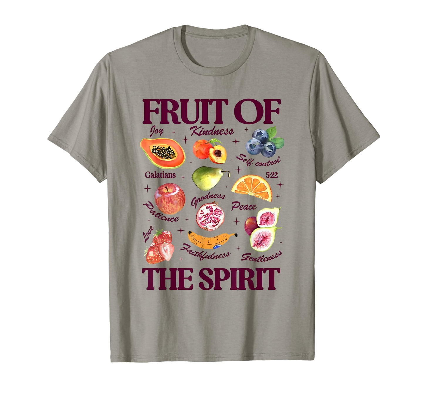 Fruit of the Spirit Galatians 5 22 T-Shirt