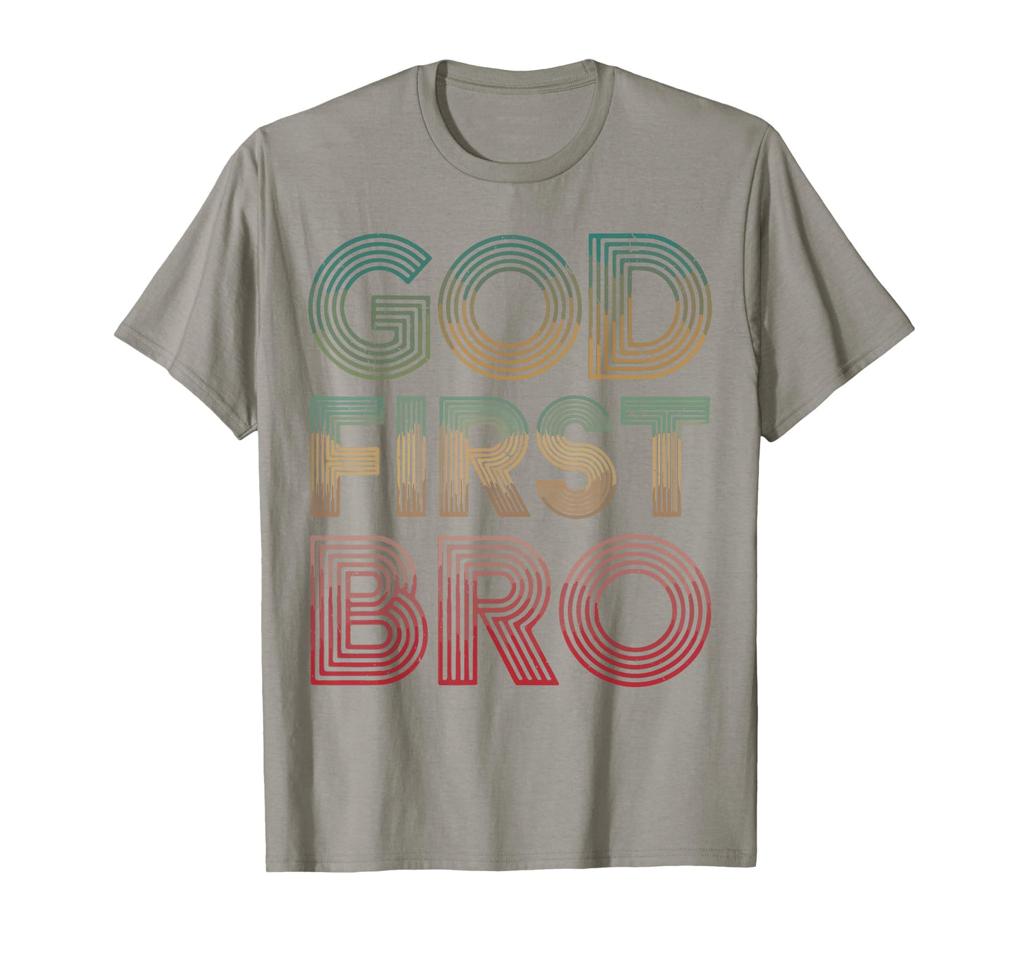 Youth Boy God First Bro Funny Christian God Brother Toddler T-Shirt
