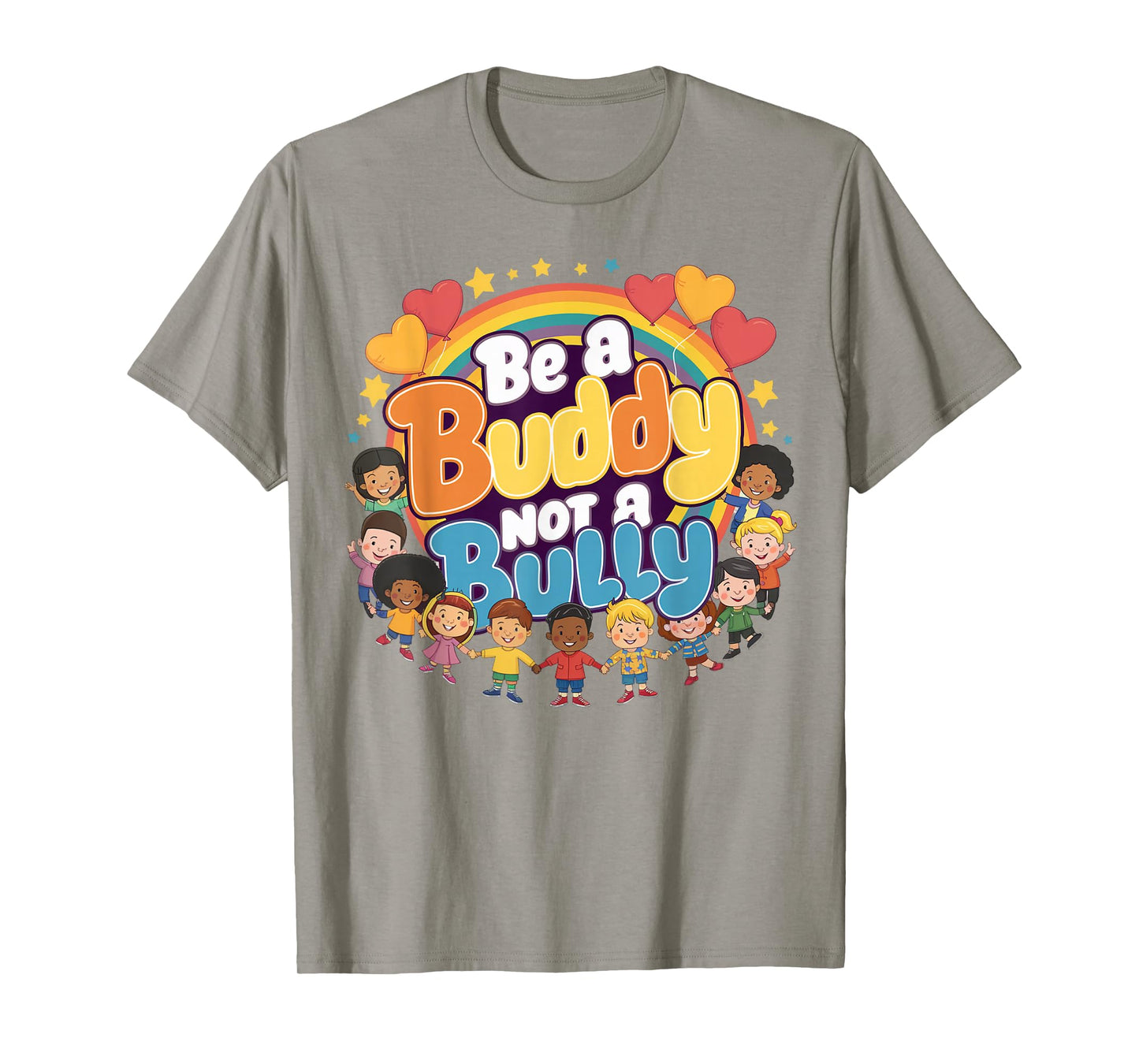 Unity Day Orange Day Be a Buddy Not a Bully Kids Boys Girls T-Shirt