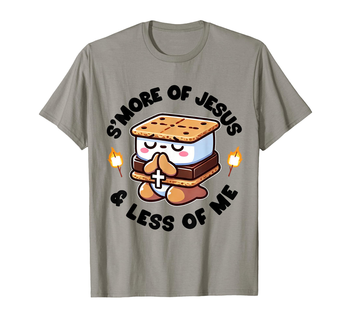 S'more of Jesus and Less of Me Funny Christian T-Shirt