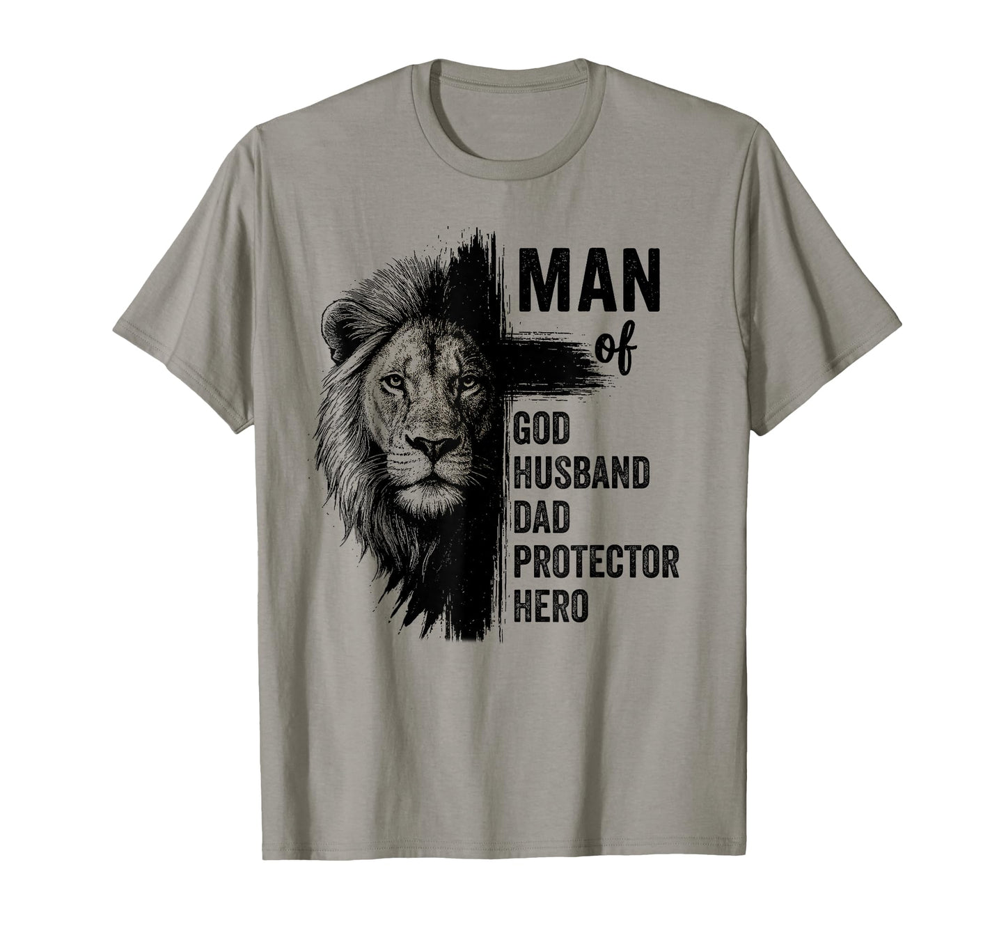 Christian, Man Of God, Man Of God Husband Dad Protector Hero T-Shirt