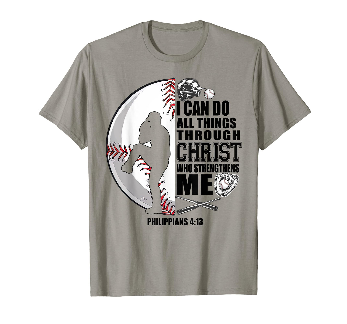 Baseball-Shirt Kids Jesus Christ Boys Bible Verse Funny T-Shirt