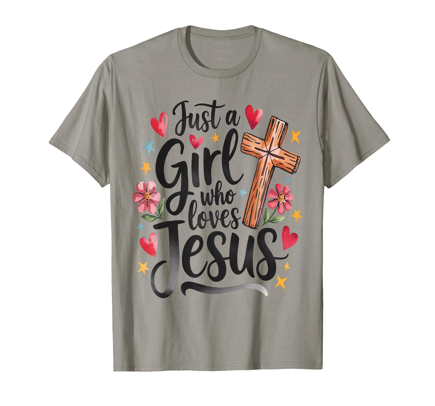 Just a Girl Who Loves Jesus Christianity Christ T-Shirt
