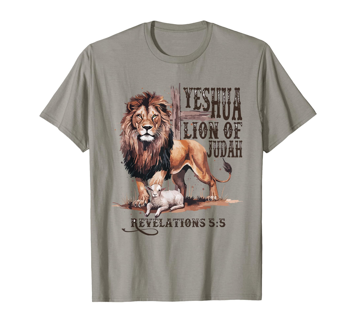 lion of judah yeshua jesus bible religious christian easter T-Shirt