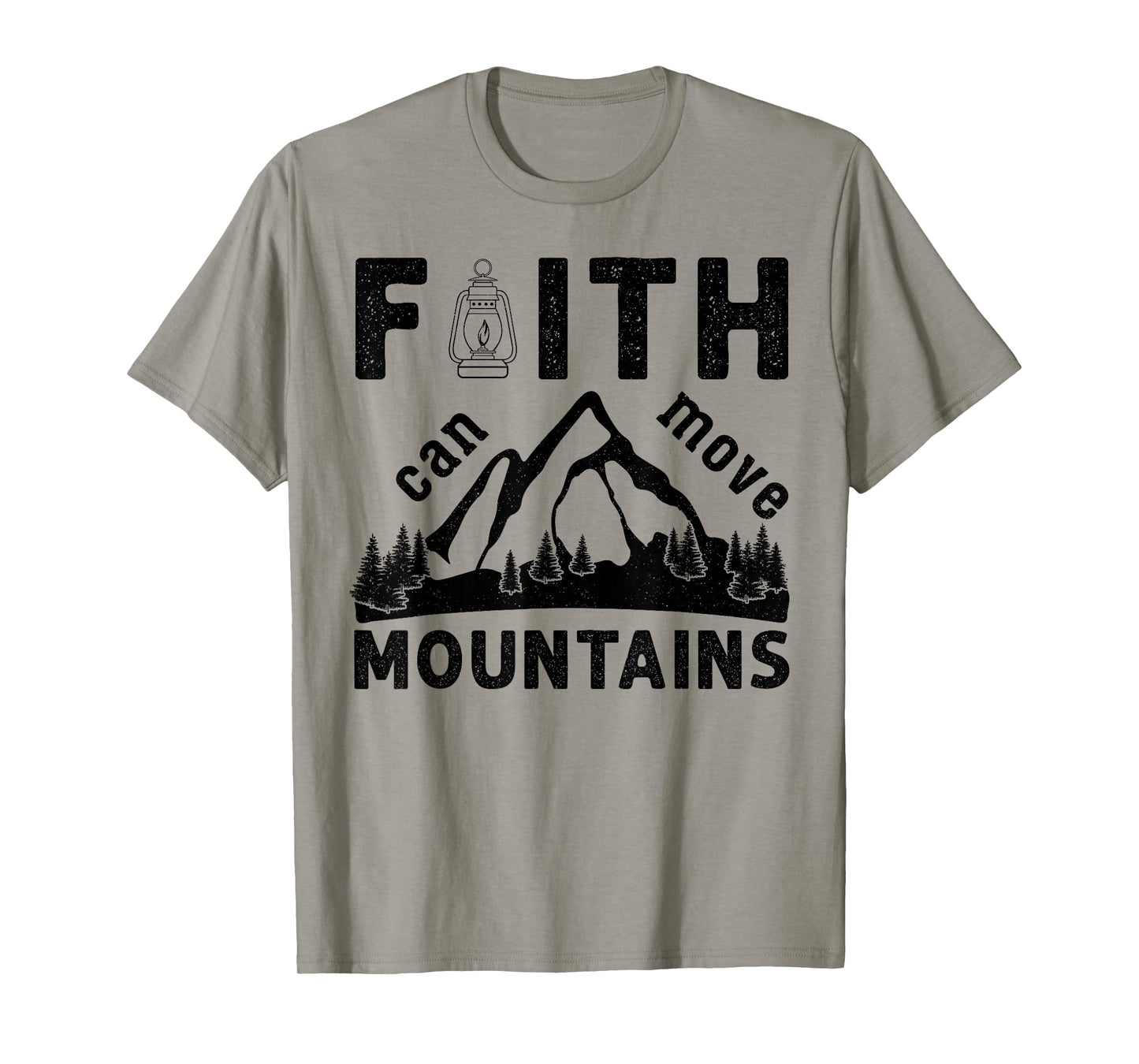 Faith Can Move Mountains Bible Verse T-Shirt