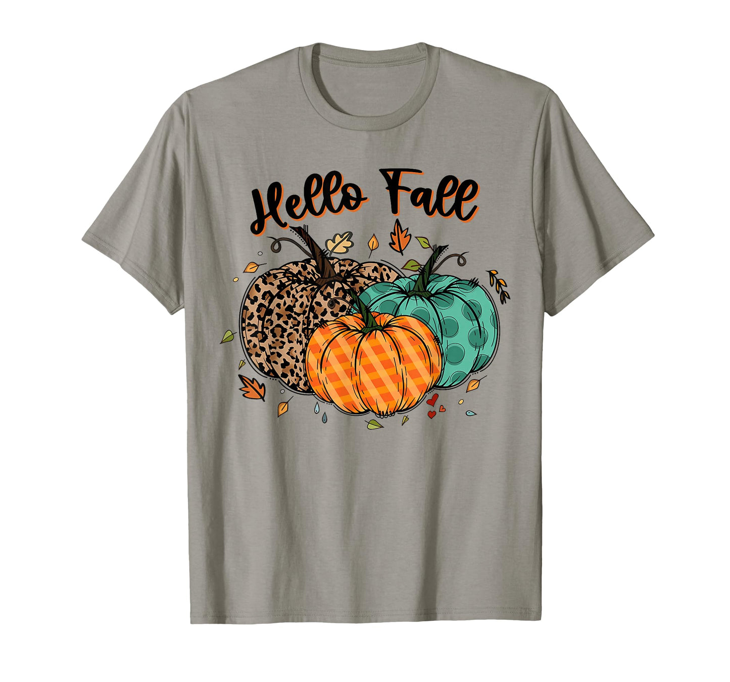 Hello Fall Thanksgiving Coquette Boho Floral Fall Vibes T-Shirt