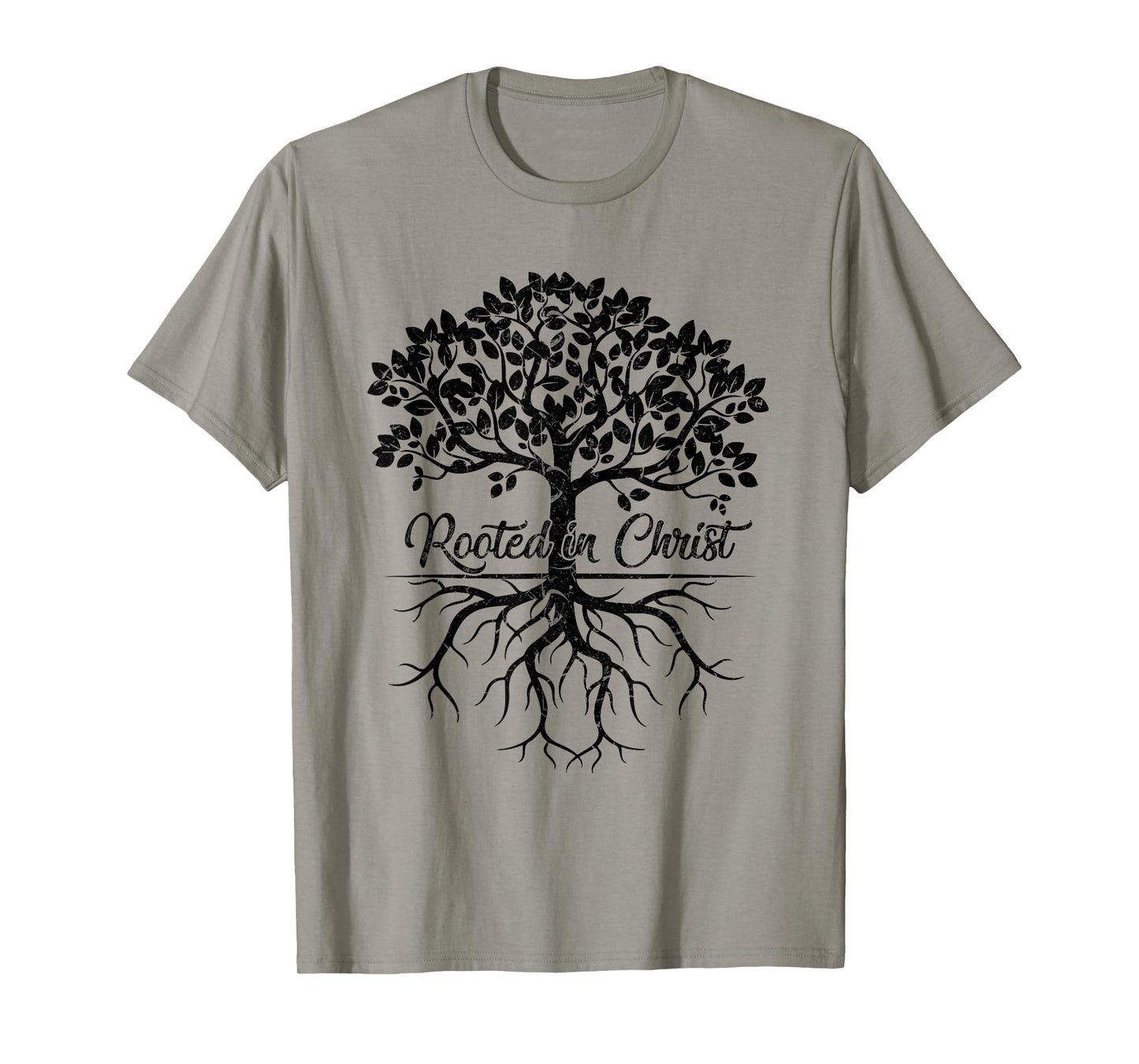 Rooted in Christ Shirt Christian Faith Bible Verse Mom T-Shirt
