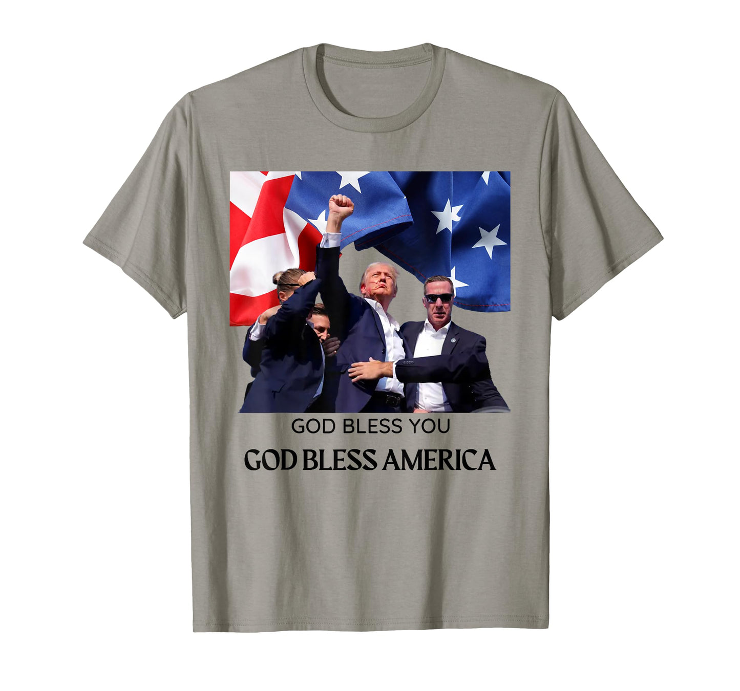 God Bless You - God Bless America - Donald Trump 2024 T-Shirt