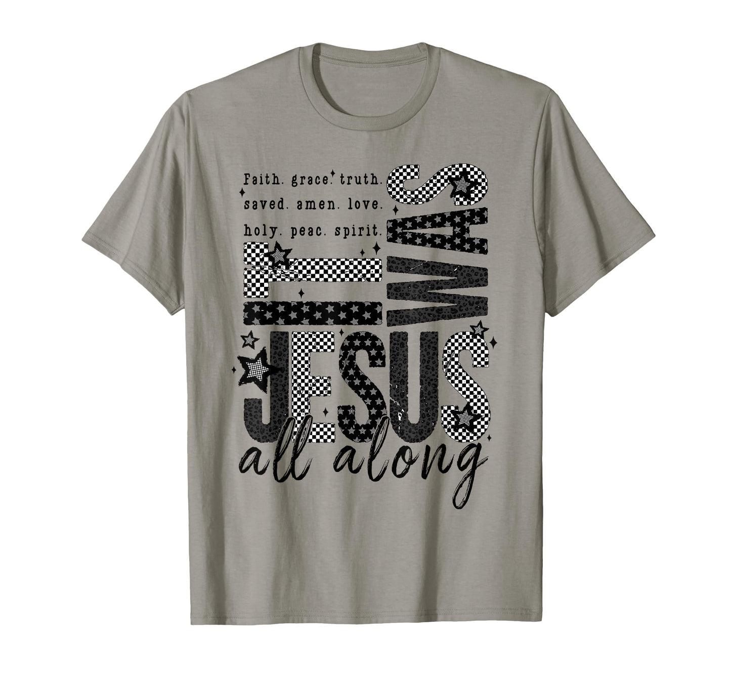 It was Jesus All Along Bible Christian Faith Religious Retro T-Shirt