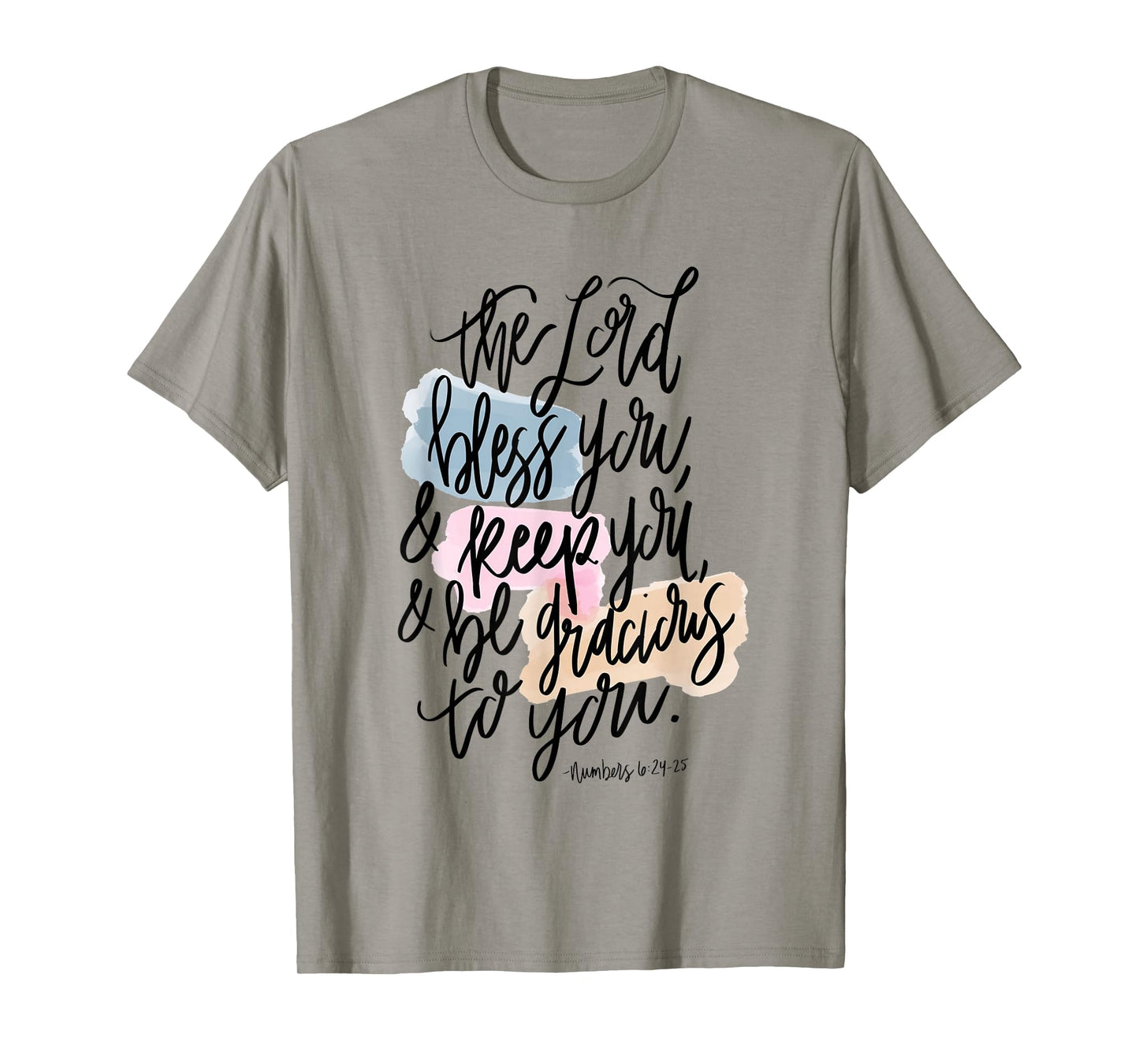 The Lord Bless You & Keep You - Scripture Design Num 6:24-25 T-Shirt