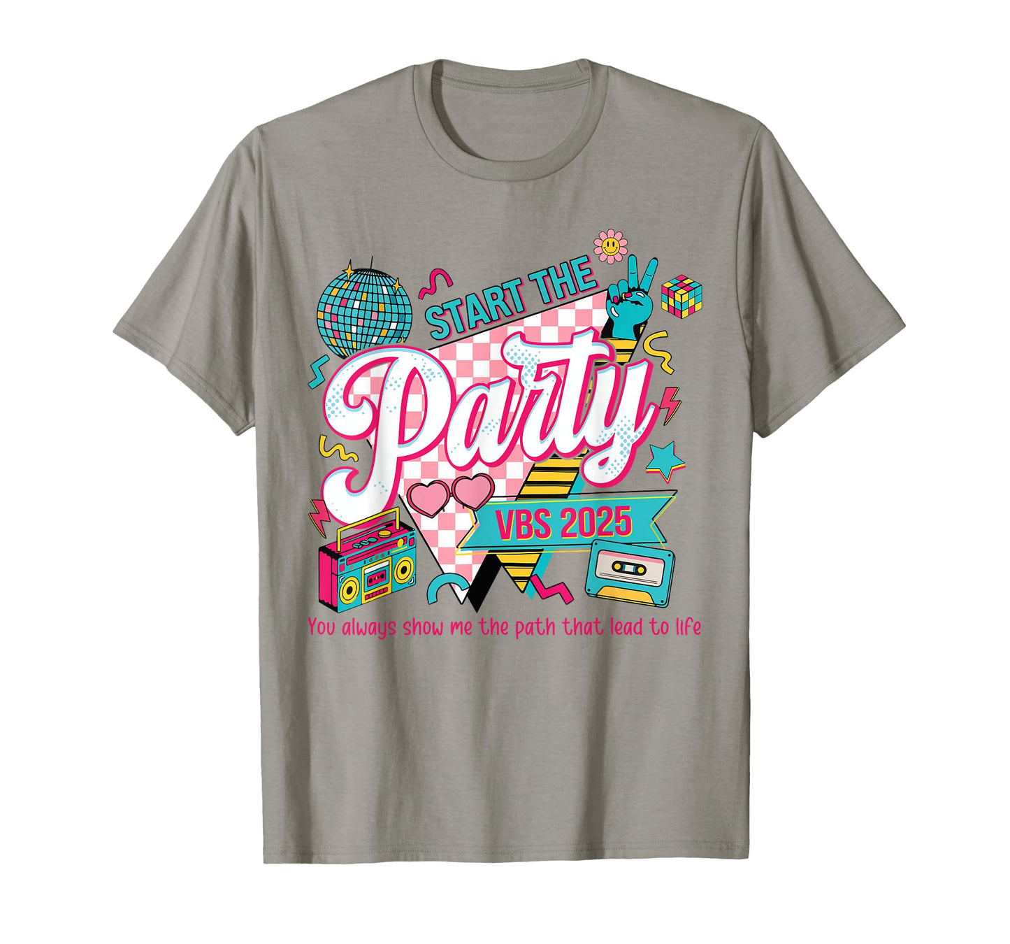 Cute Start The Party VBS 2025 VBS Week Vacation Bible School T-Shirt