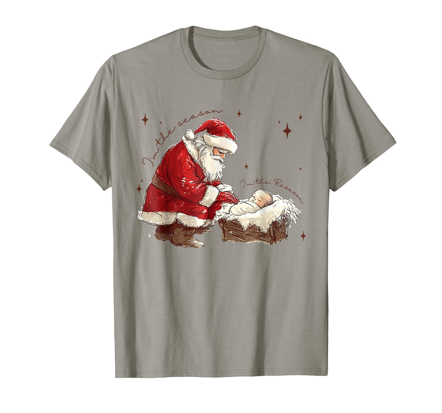I'm The Season I'm The Reason Christian Christmas Santa T-Shirt