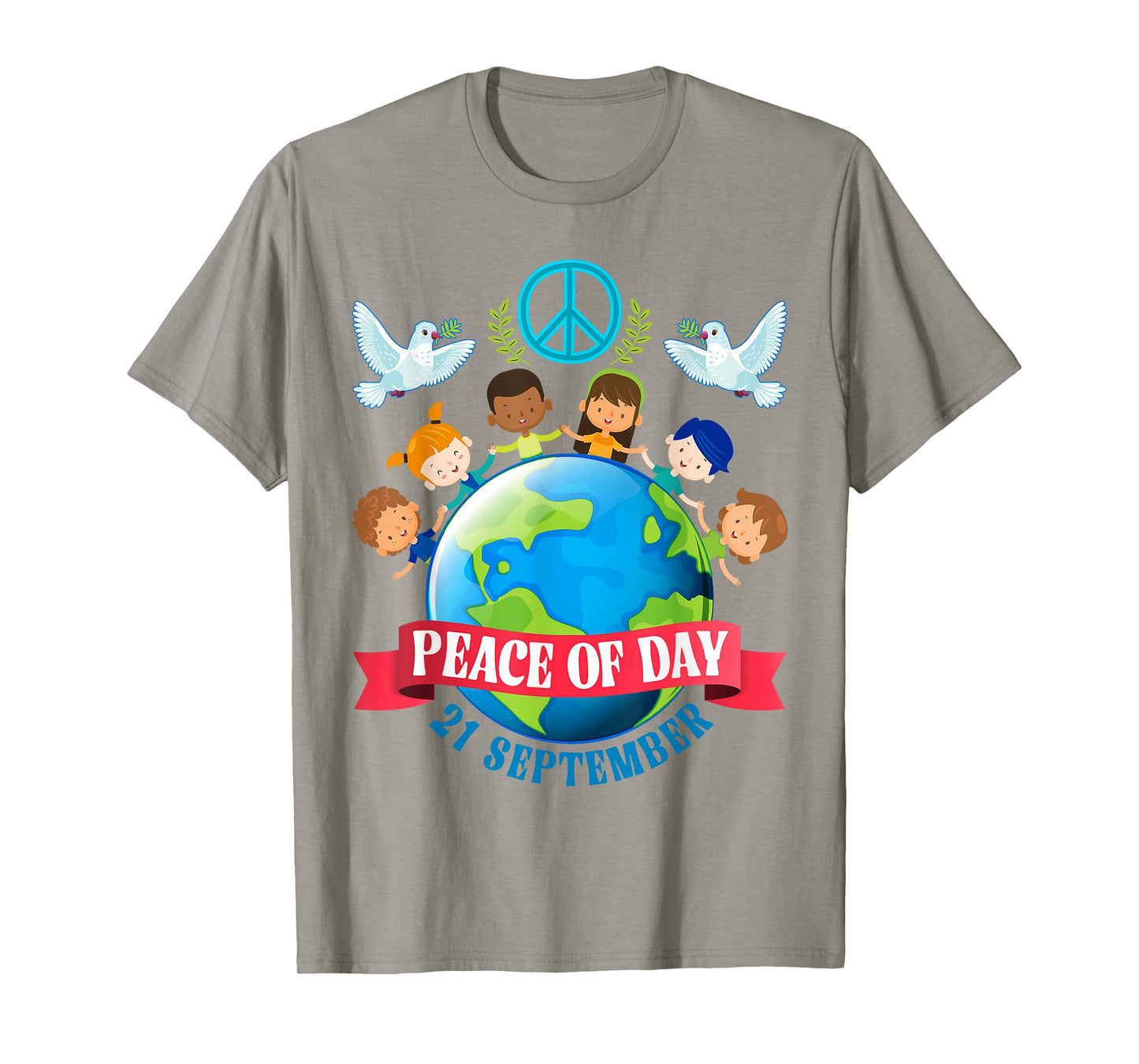 World Peace Day International Day of Peace September 21 Kids T-Shirt