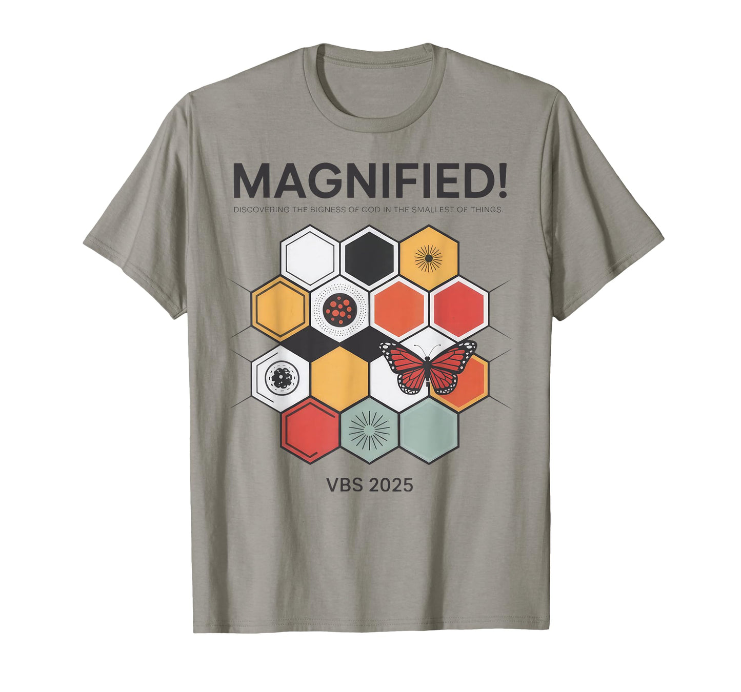 Magnified Discovering The Bigness Of God Christian VBS 2025 T-Shirt