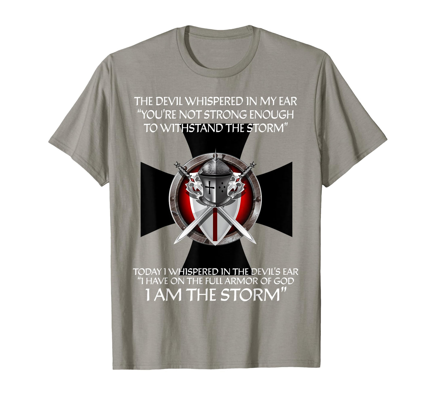 Christian Shirts Men Women Kids I Am The Storm Faith Gifts T-Shirt