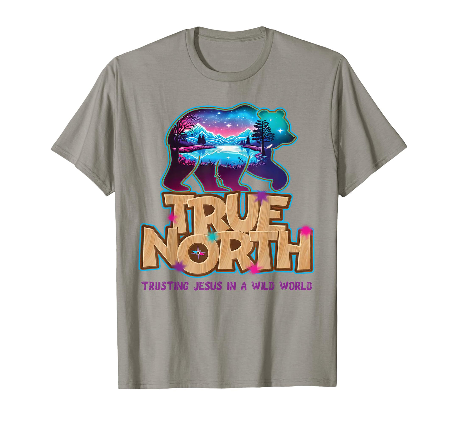 True North Trusting Jesus VBS 2025 Wild World Bible School T-Shirt