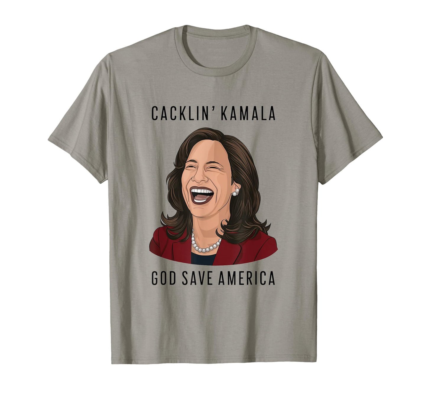 Socialdudtees Funny Anti Laughing Kamala Harris Election T-Shirt