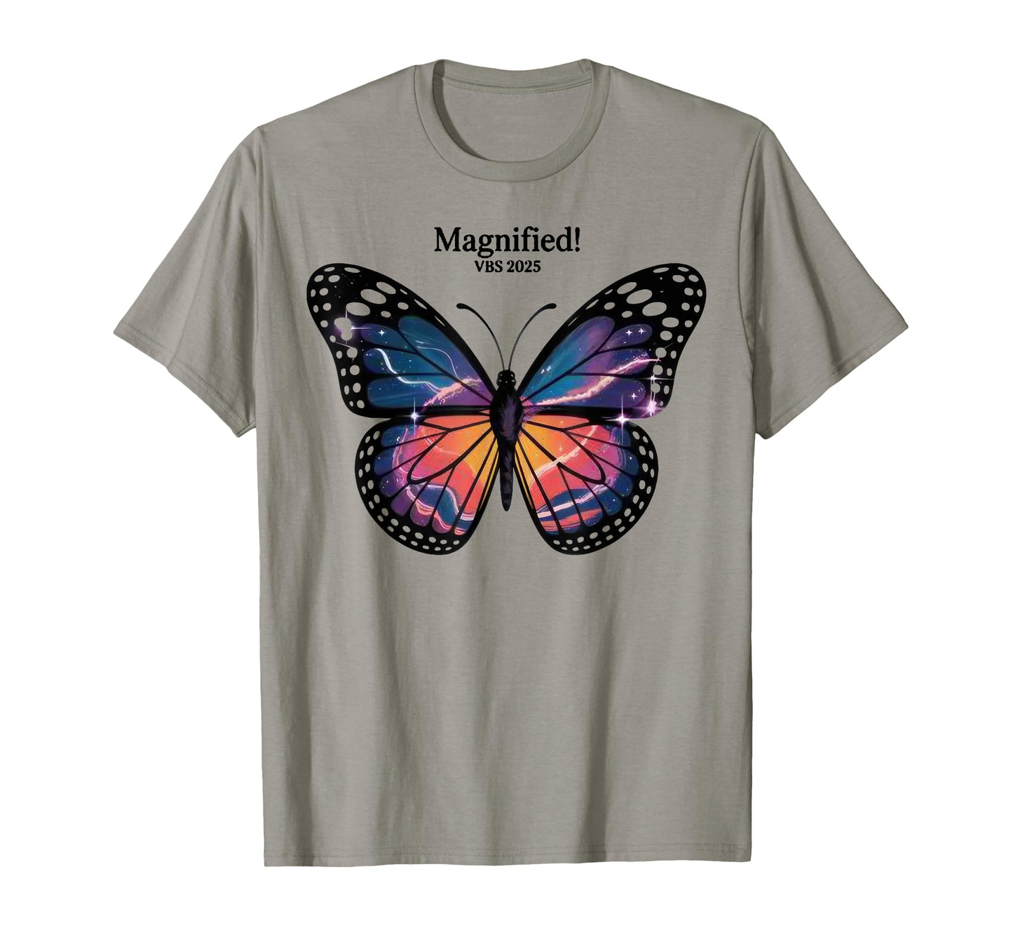 Butterfly VBS 2025 Shirt Magnified Vacation Bible School T-Shirt