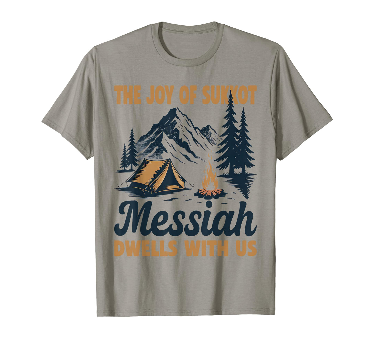 The Joy of Sukkot Messiah Dwells with Us Jewish Holiday T-Shirt