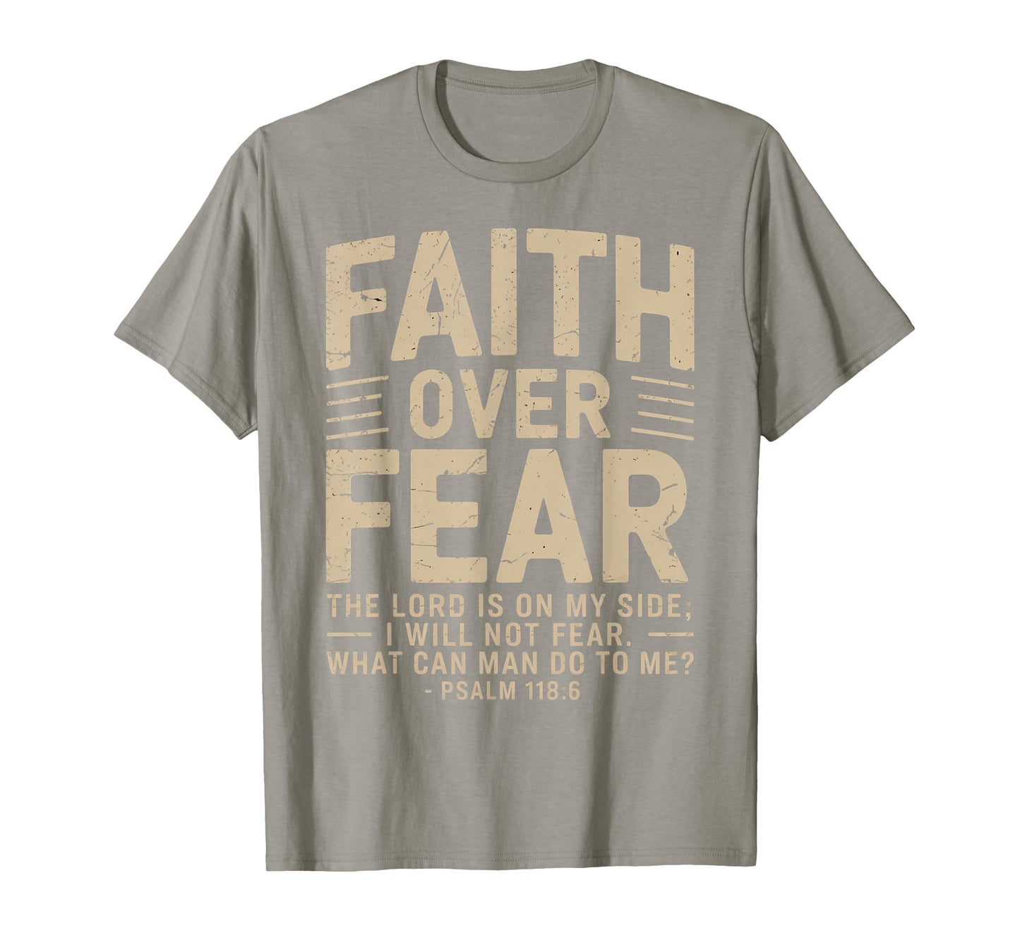 America Pride US Flag Faith Over Fear Prayer T-Shirt