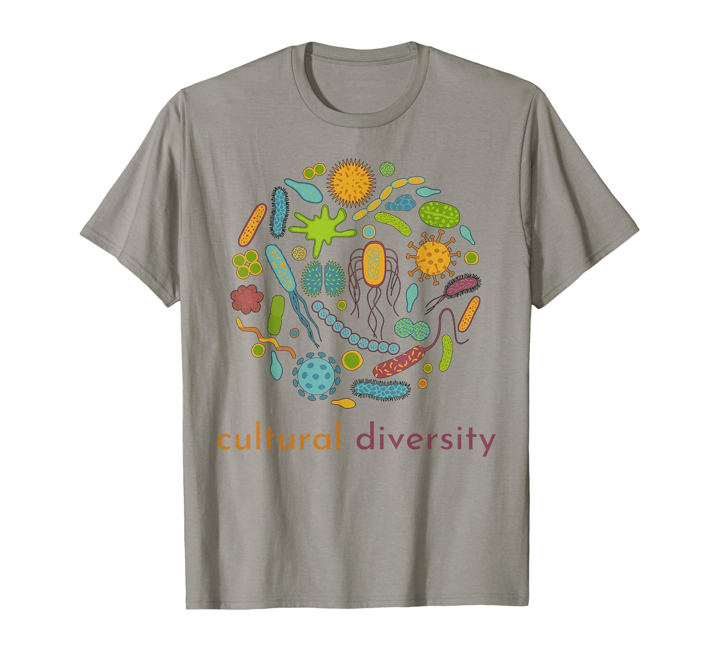 Cultural Diversity Microbiology Science Diverse Microbiome T-Shirt