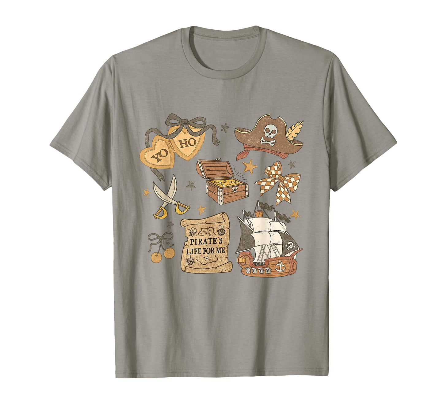 Yo Ho Yo Ho a Pirate's Life for Me Funny Pirate Saying T-Shirt