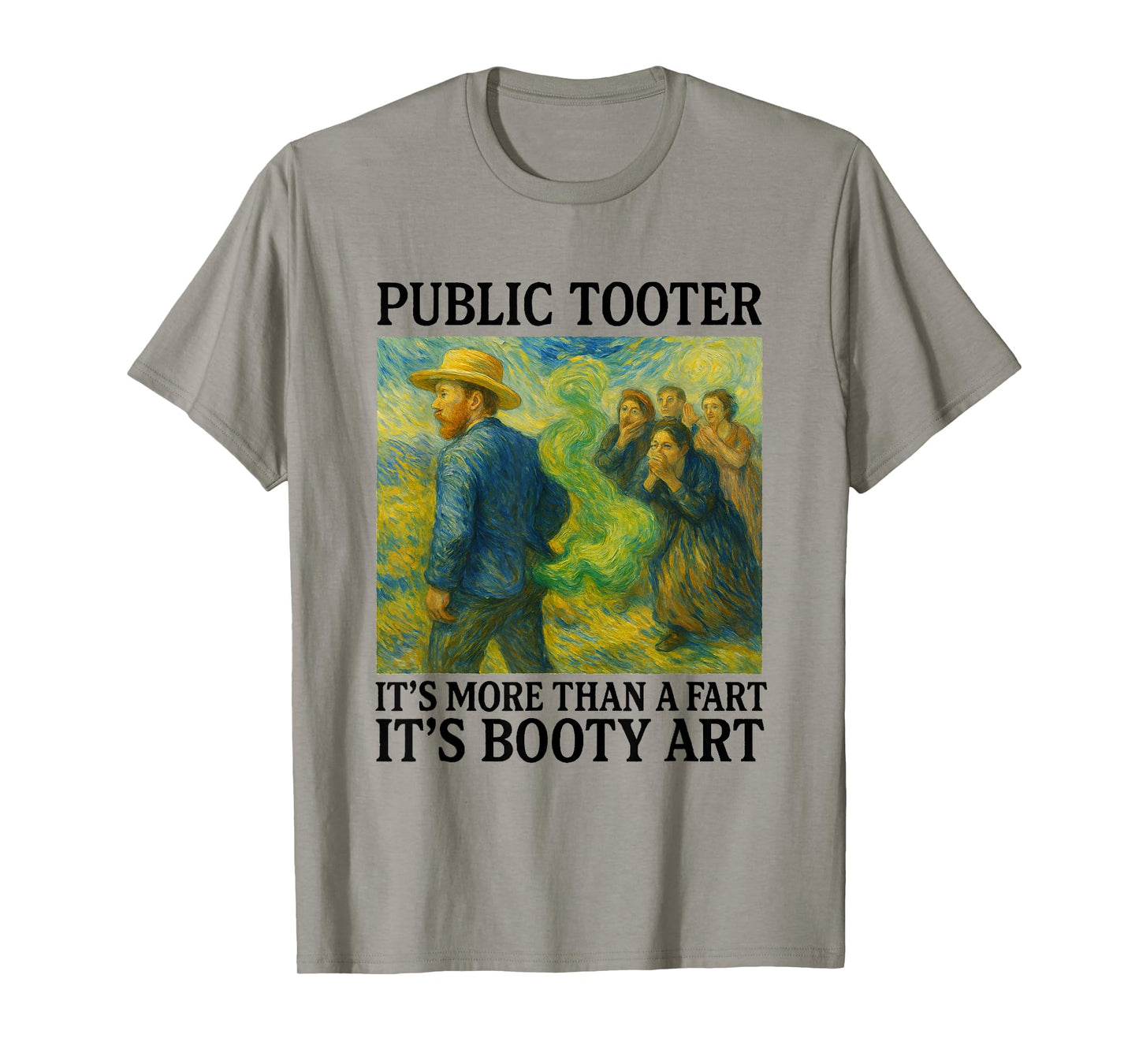 Public Tooter Funny Adult Humor Inappropriate Embarrassing T-Shirt