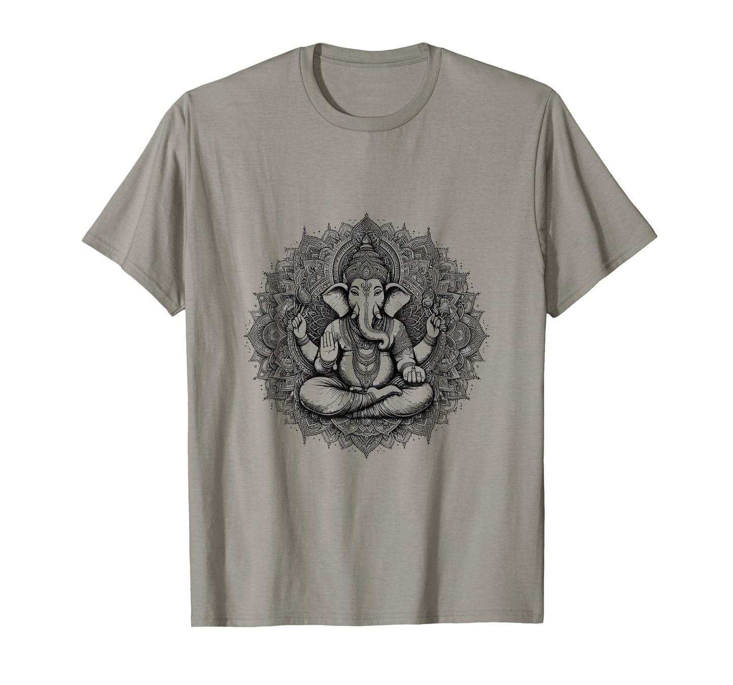 Ganesh Symbol Yoga Hindu Elephant God Ganesha Puja T-Shirt