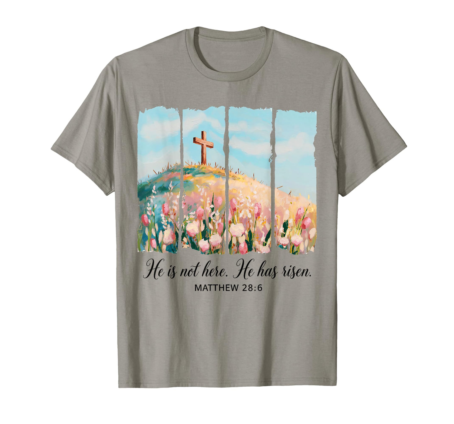 He is Risen Happy Easter Jesus Christian Women Girls Kids T-Shirt