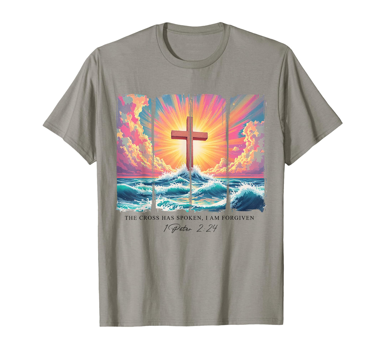 The Cross Has Spoken I'm Forgiven Bible Verse Scipture Faith T-Shirt