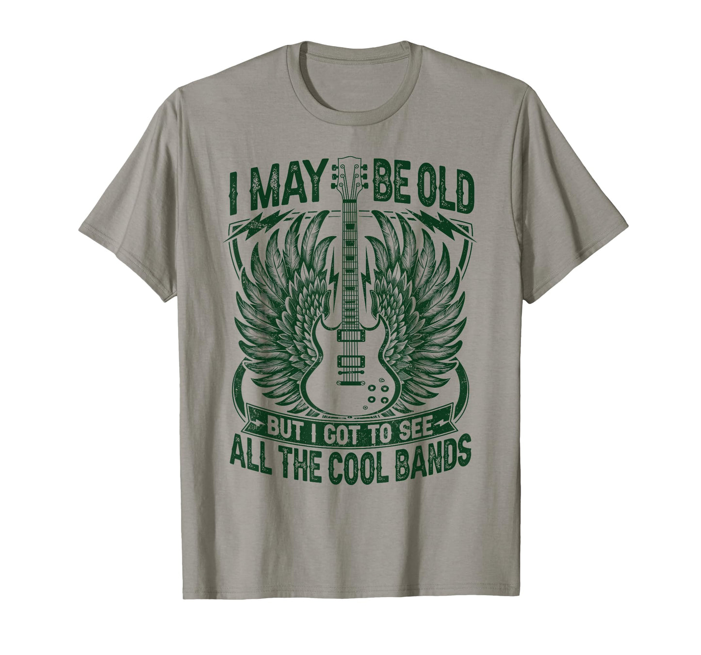I May Be Old But I Got To See All The Cool Band Rock Concert T-Shirt