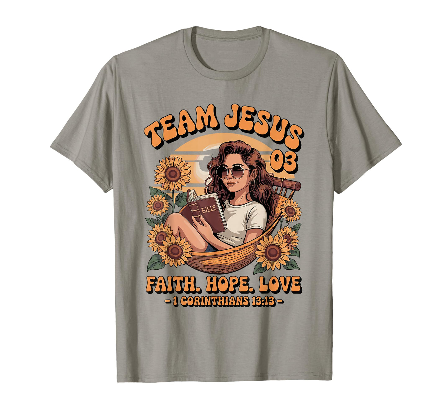 Christian - Team Jesus 03 Faith Hope Love T-Shirt