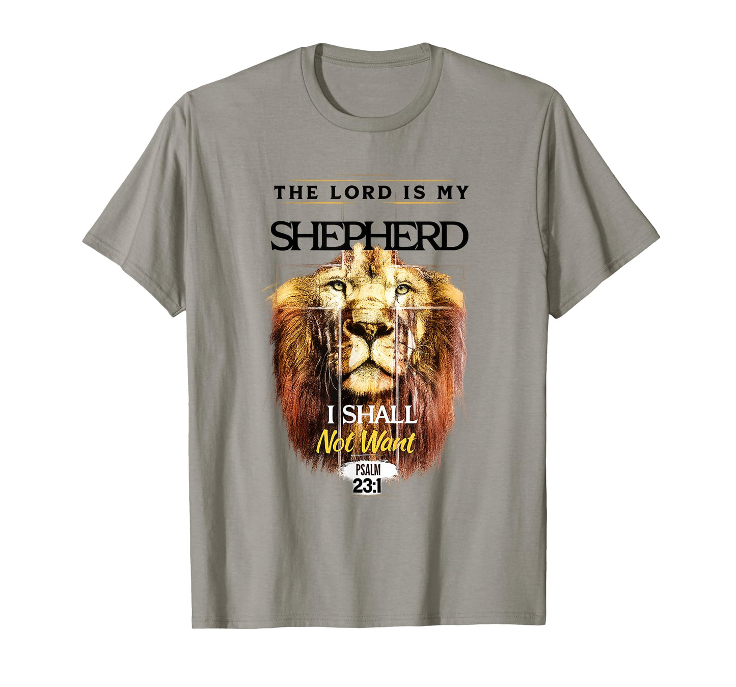 The Lord is My Shepherd Psalm 23 Christian Verse T-Shirt