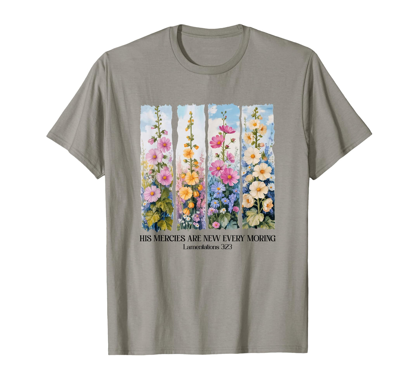 His Mercies Are New Every Morning Christian Bible Religious T-Shirt