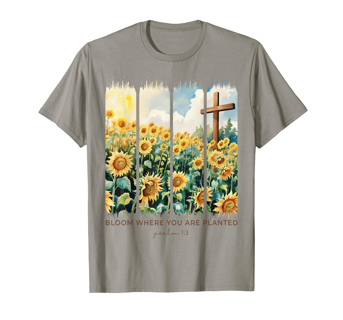 Bloom Where You are Planted Christian Girl Gifts Faith Women T-Shirt
