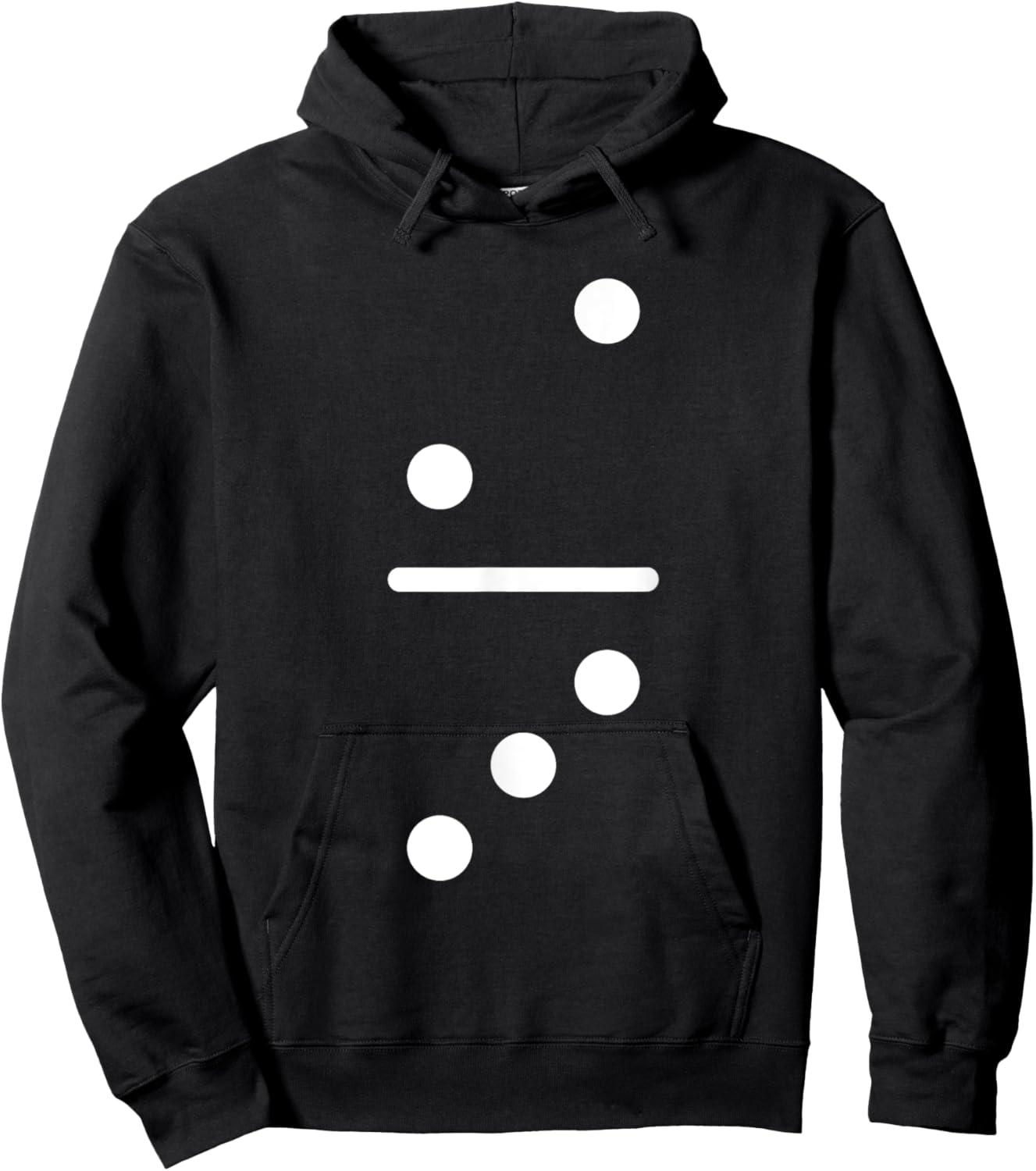 Domino Game 2 3 Dots Matching Halloween Group Costume Hoodie - Hoodie | Black