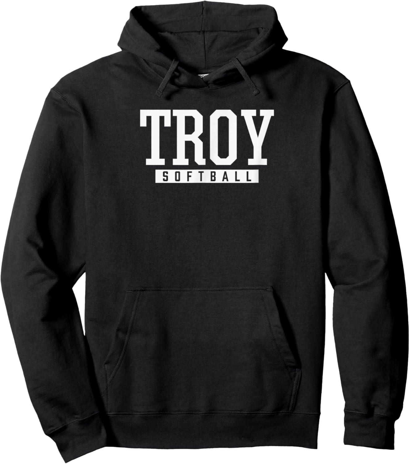Troy High School Softball Hoodie - Hoodie | Black
