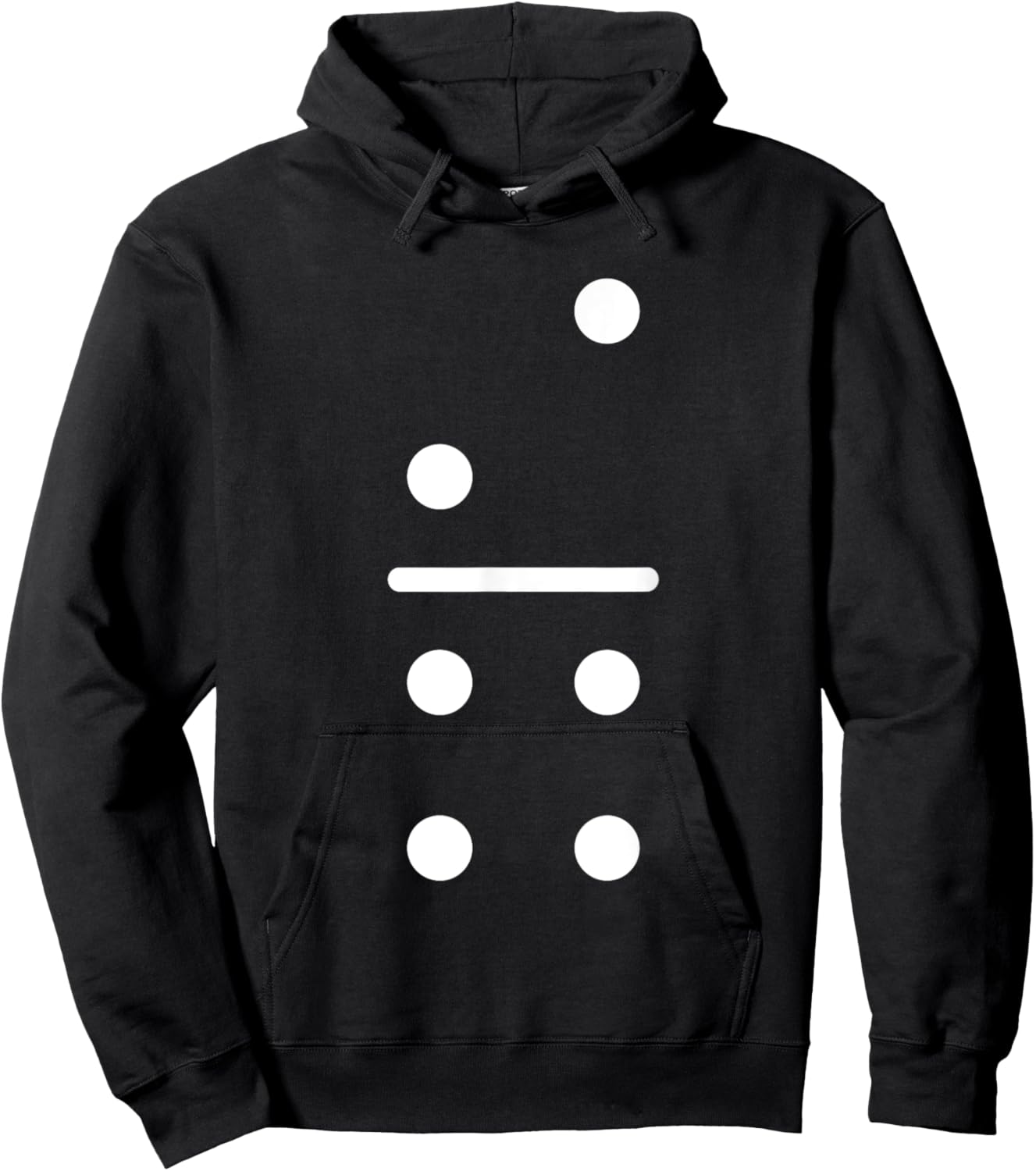 Domino Game 2 4 Dots Matching Halloween Group Costume Hoodie - Hoodie | Black