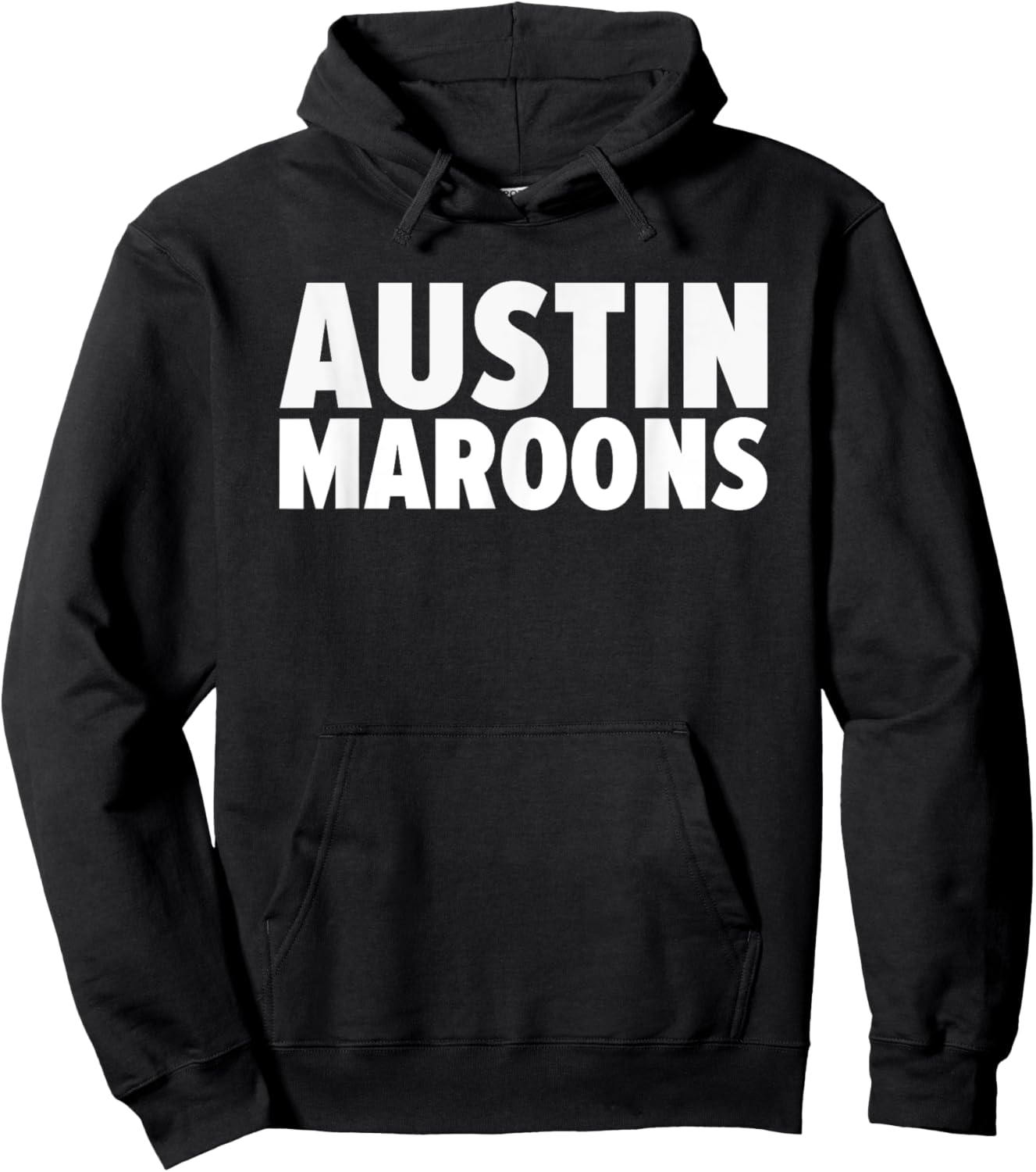 Austin Maroons Bold Hoodie - Hoodie | Black