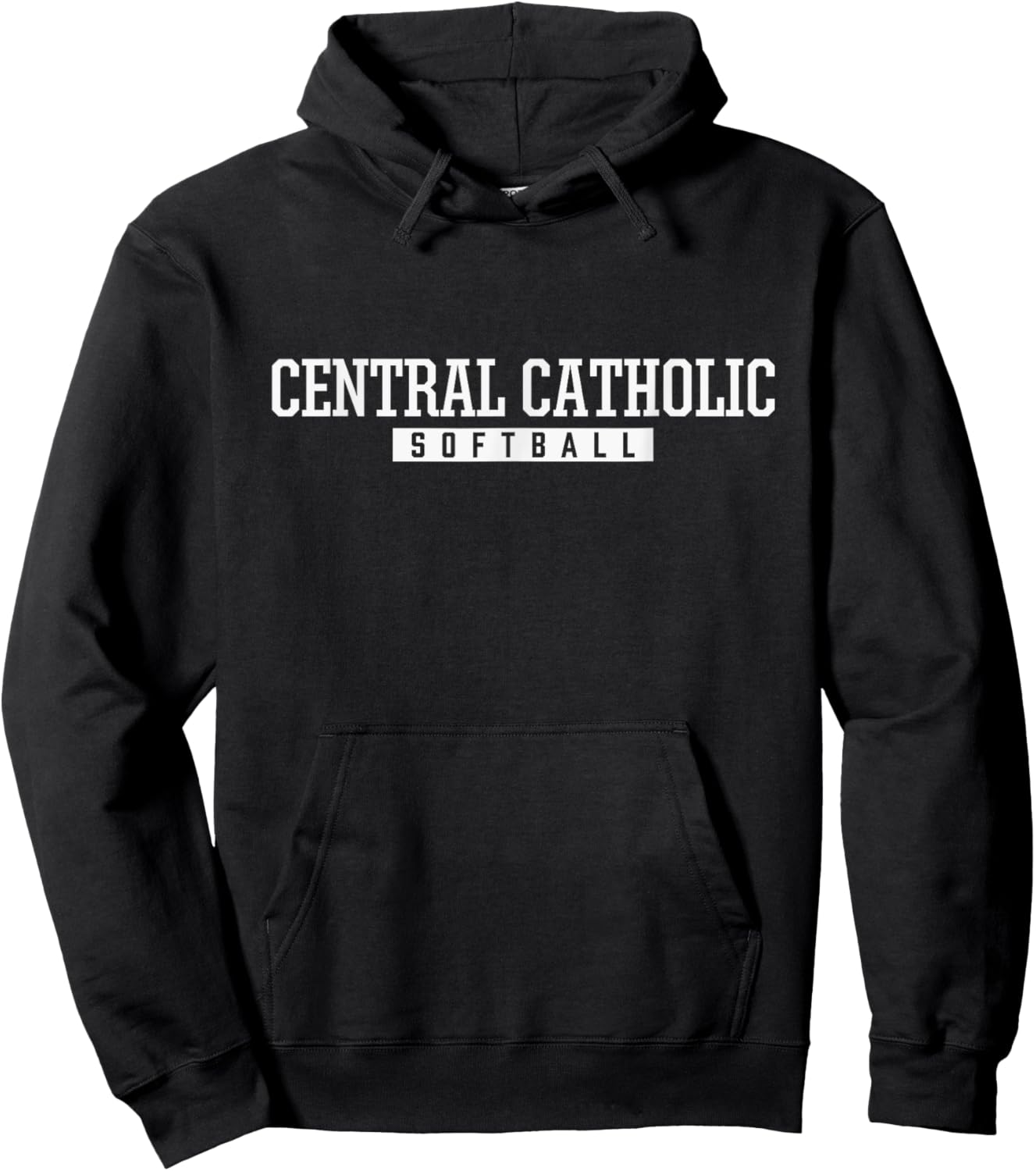 Central Catholic High School Softball Hoodie - Hoodie | Black